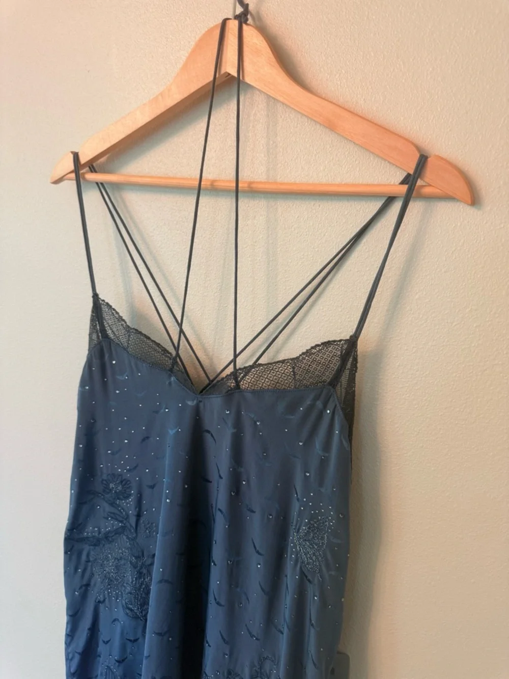 Zadig & Voltaire Calissa Silk Lace Jacquard Dress NWT Nori Grey L - Picture 5 of 15